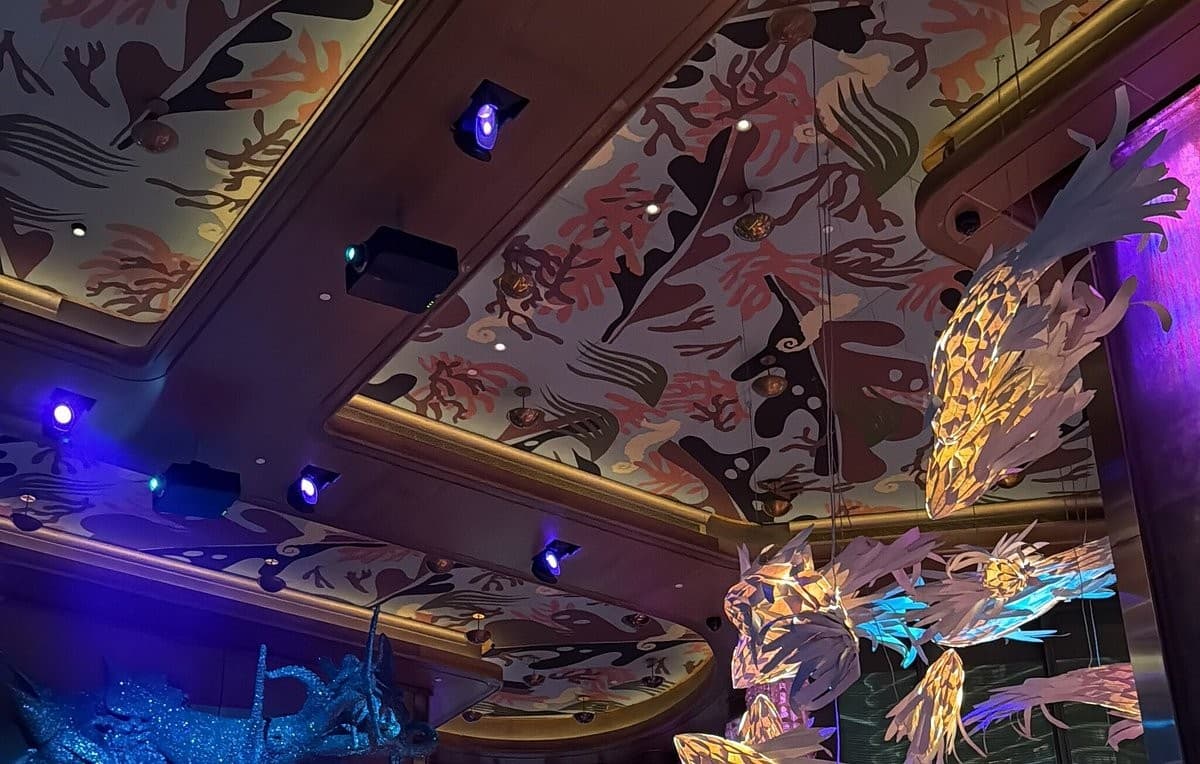 Interior design at Sexy Fish Miami restaurant