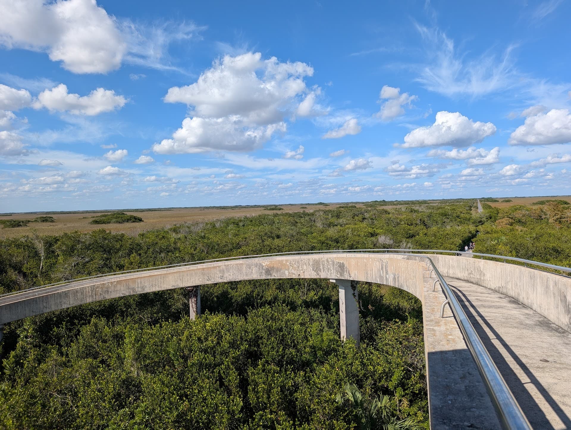 Shark Valley Visitor Center scenic view in Miami