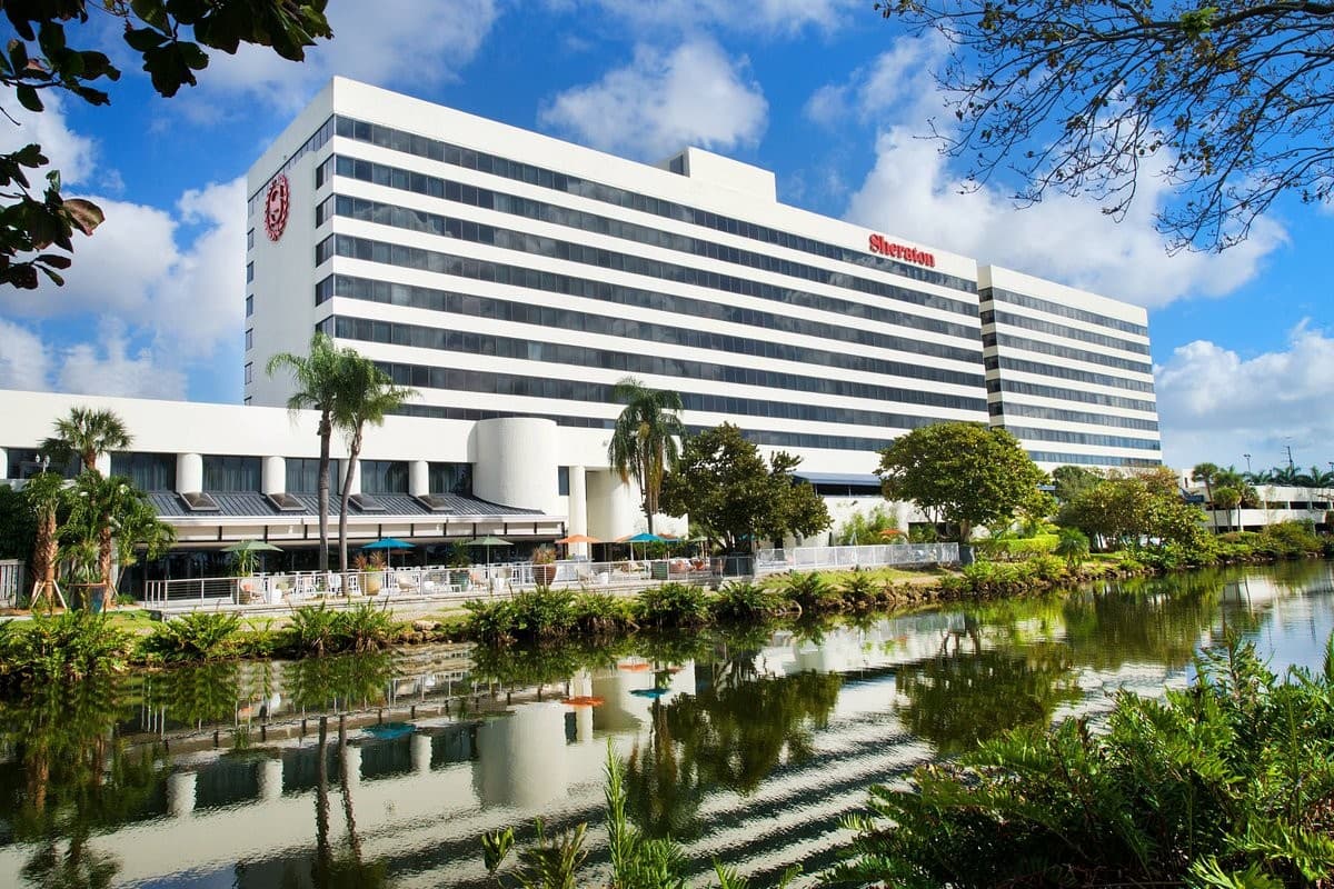 Sheraton Miami Airport Hotel exterior view in Miami
