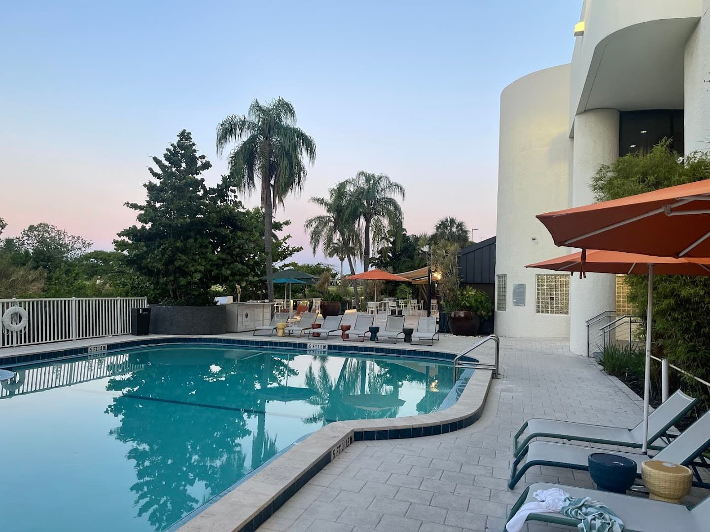 Pool area at Sheraton Miami Airport Hotel & Executive Meeting Center
