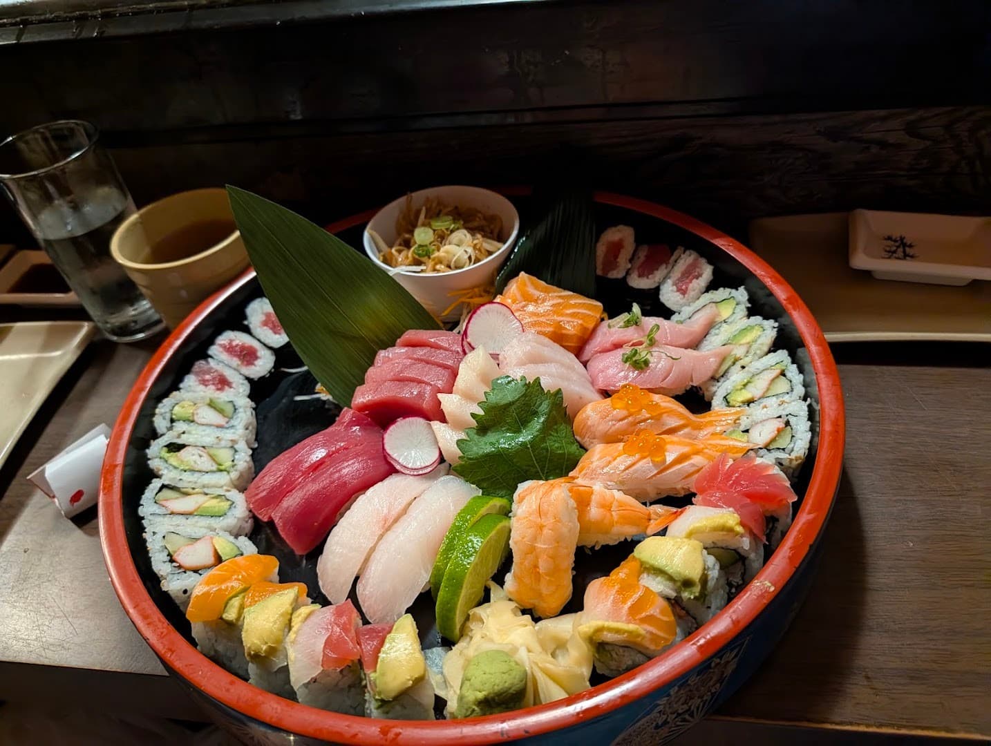 Sushi platter at Shibui Japanese Restaurant in Miami
