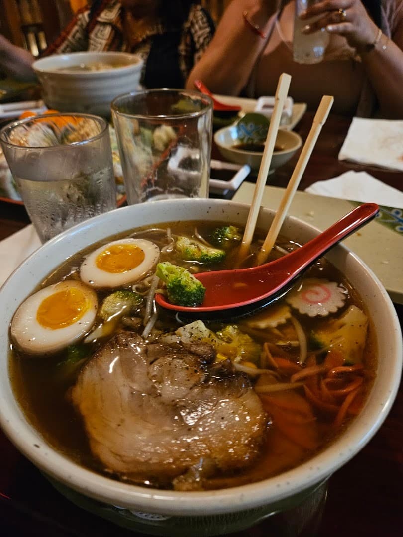 Ramen bowl at Shibui Japanese Restaurant in Miami