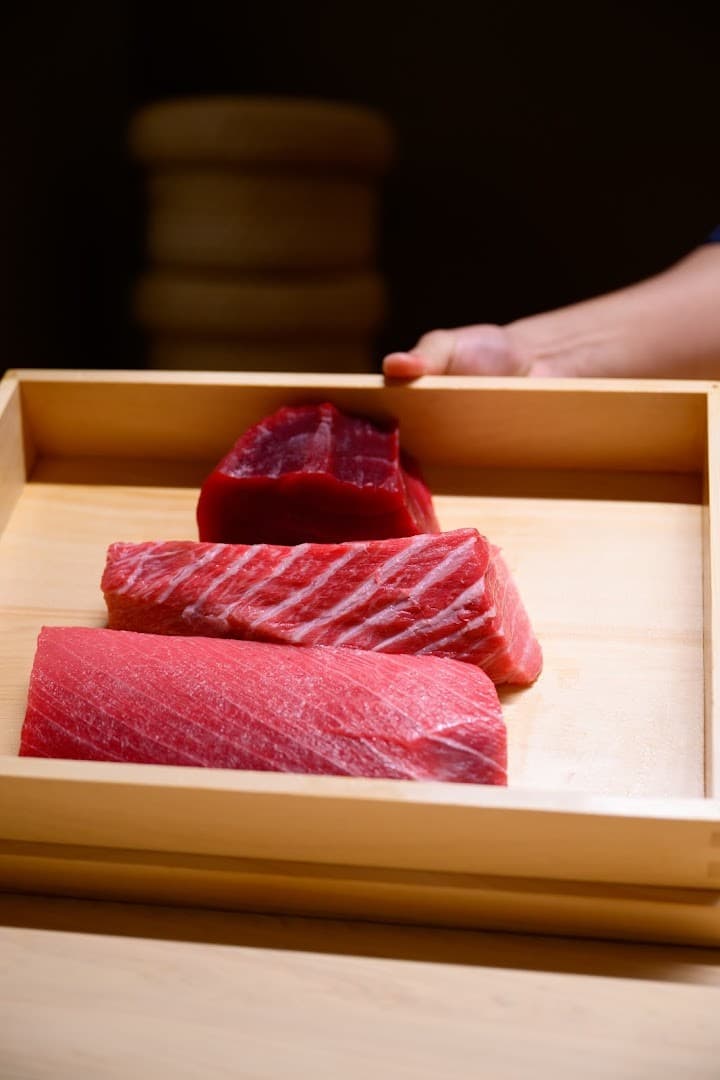 Fresh sashimi selection at SHINGO in Coral Gables