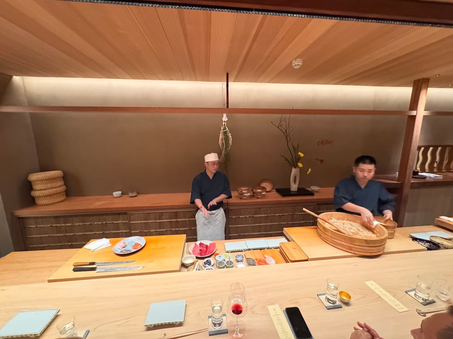 Interior view of SHINGO restaurant in Coral Gables