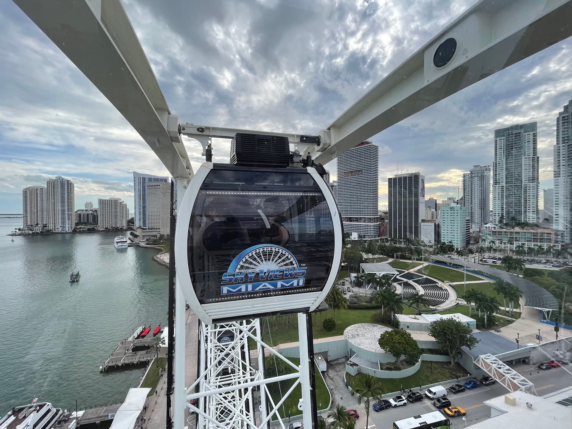 Skyviews Miami Observation Wheel view of Miami