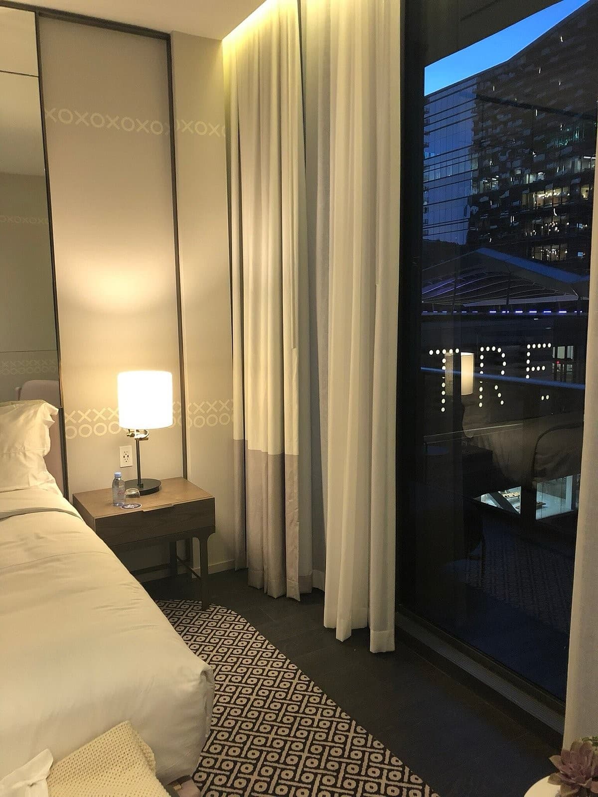 Stylish guest room at SLS LUX Brickell in Miami