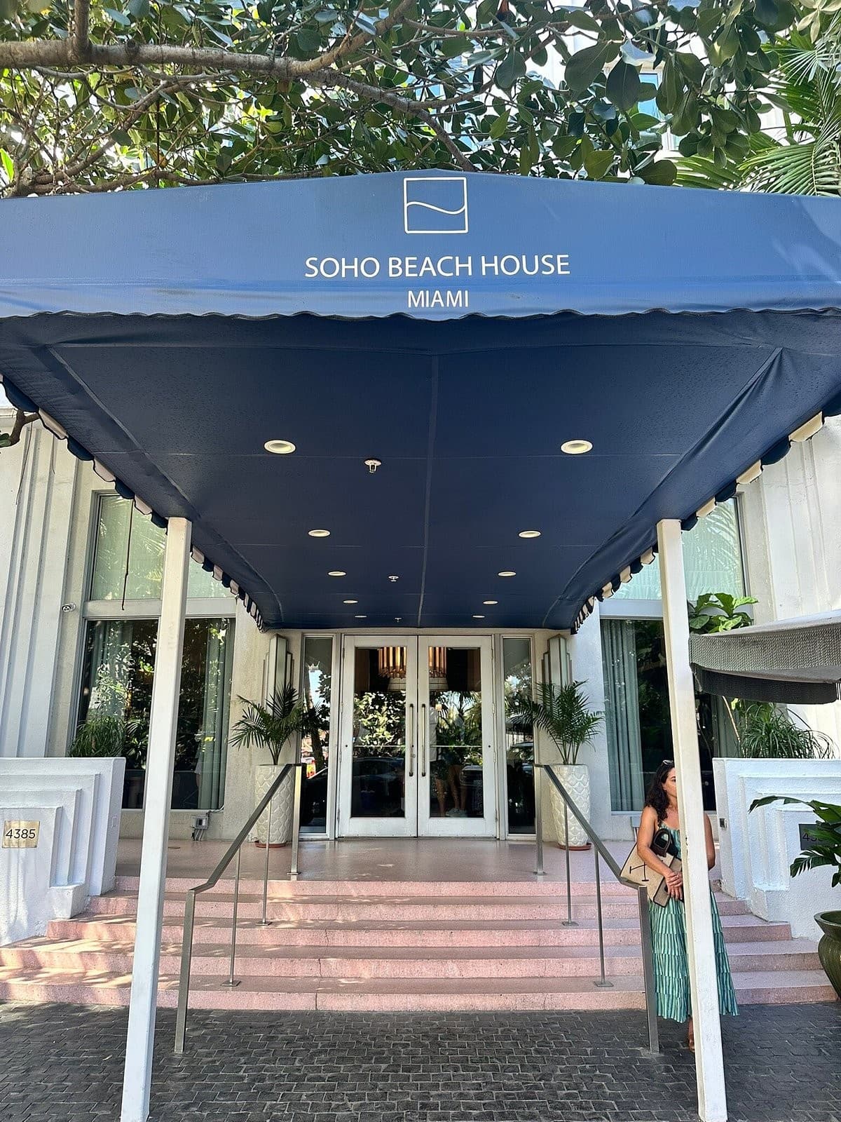 Soho Beach House entrance in Miami Beach