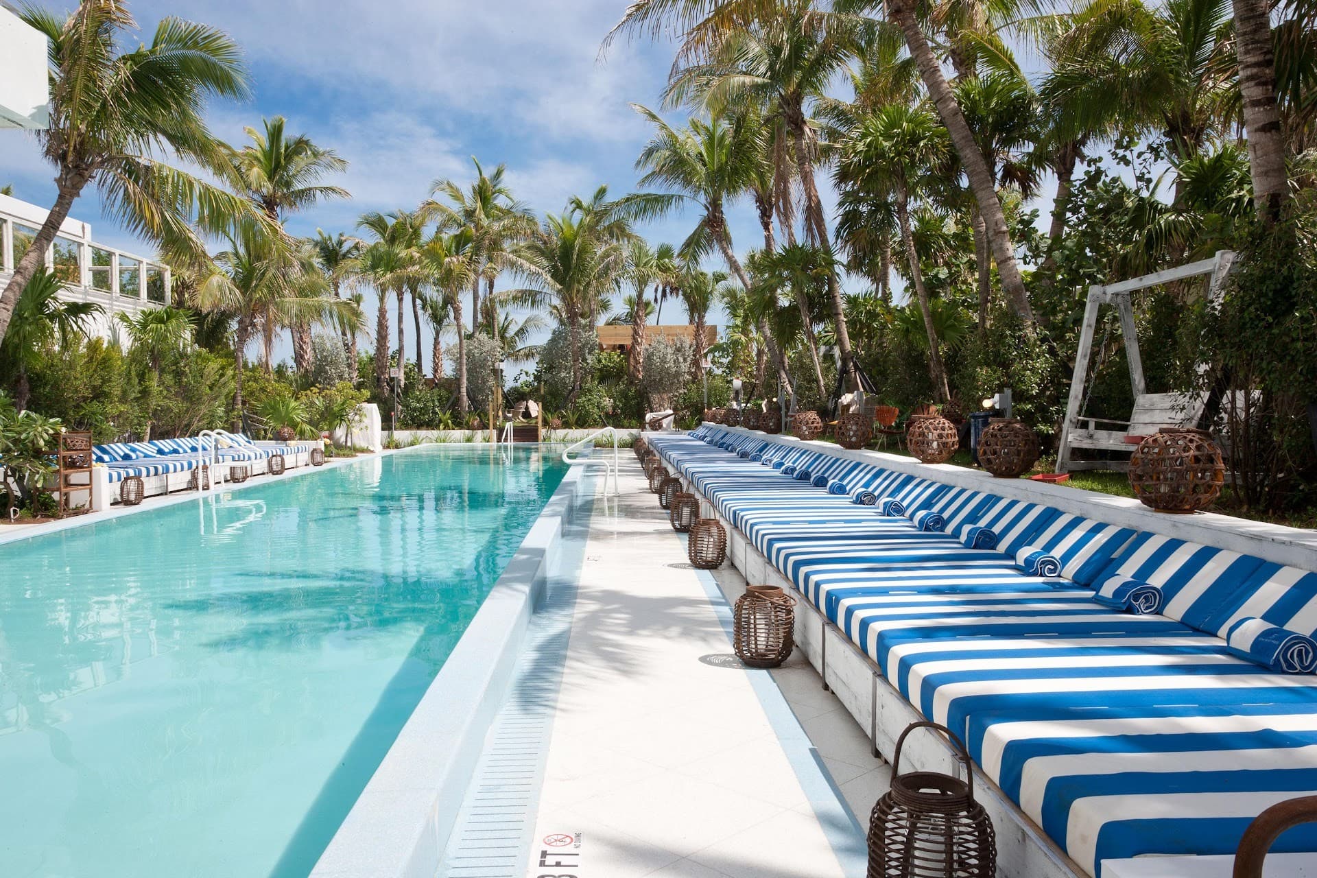 Soho Beach House pool area in Miami Beach