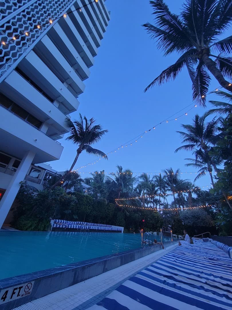 Soho Beach House pool area in Miami Beach