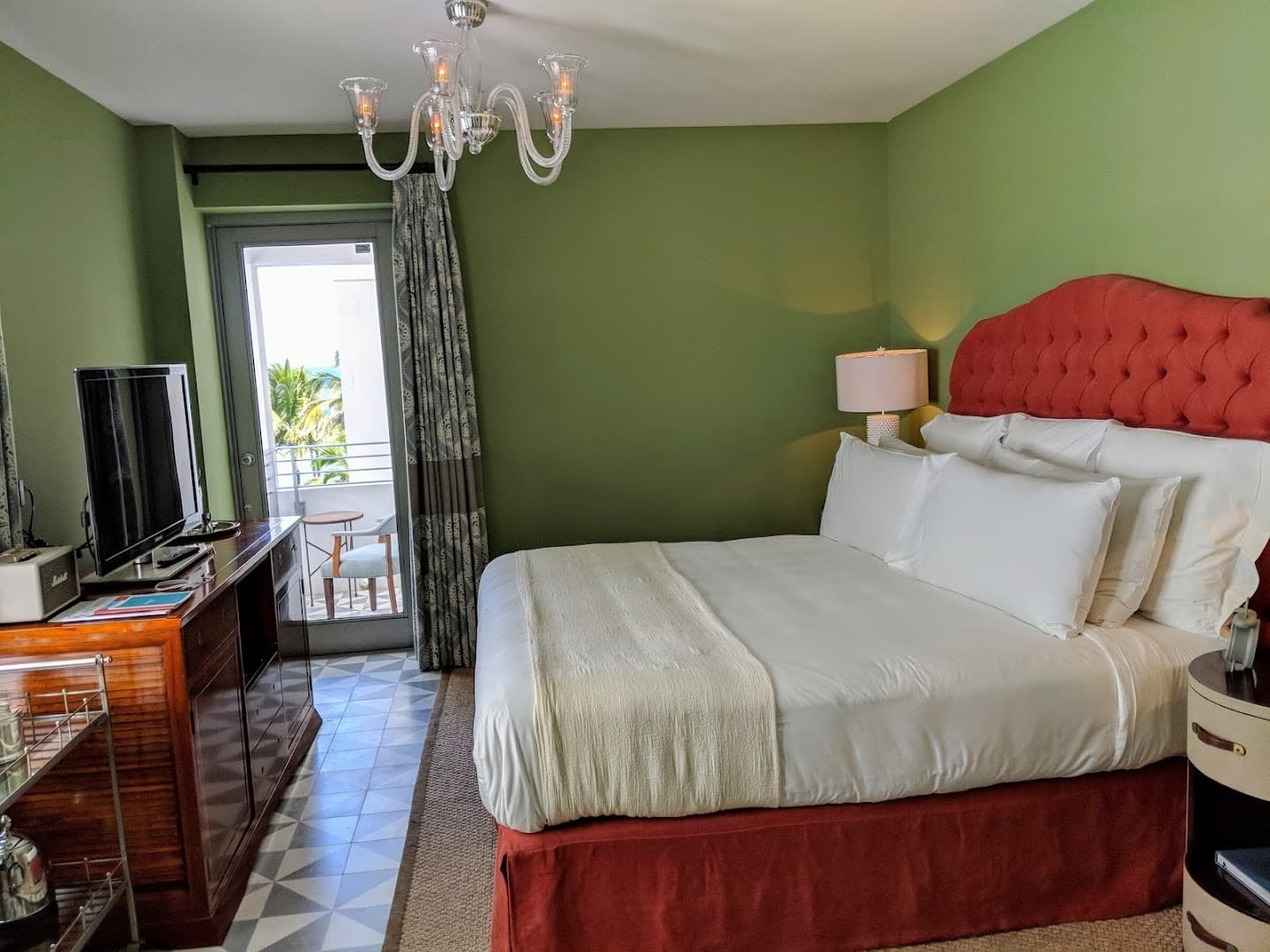 Soho Beach House hotel room in Miami Beach