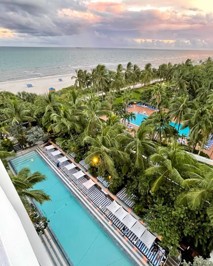 Soho Beach House view of Miami Beach