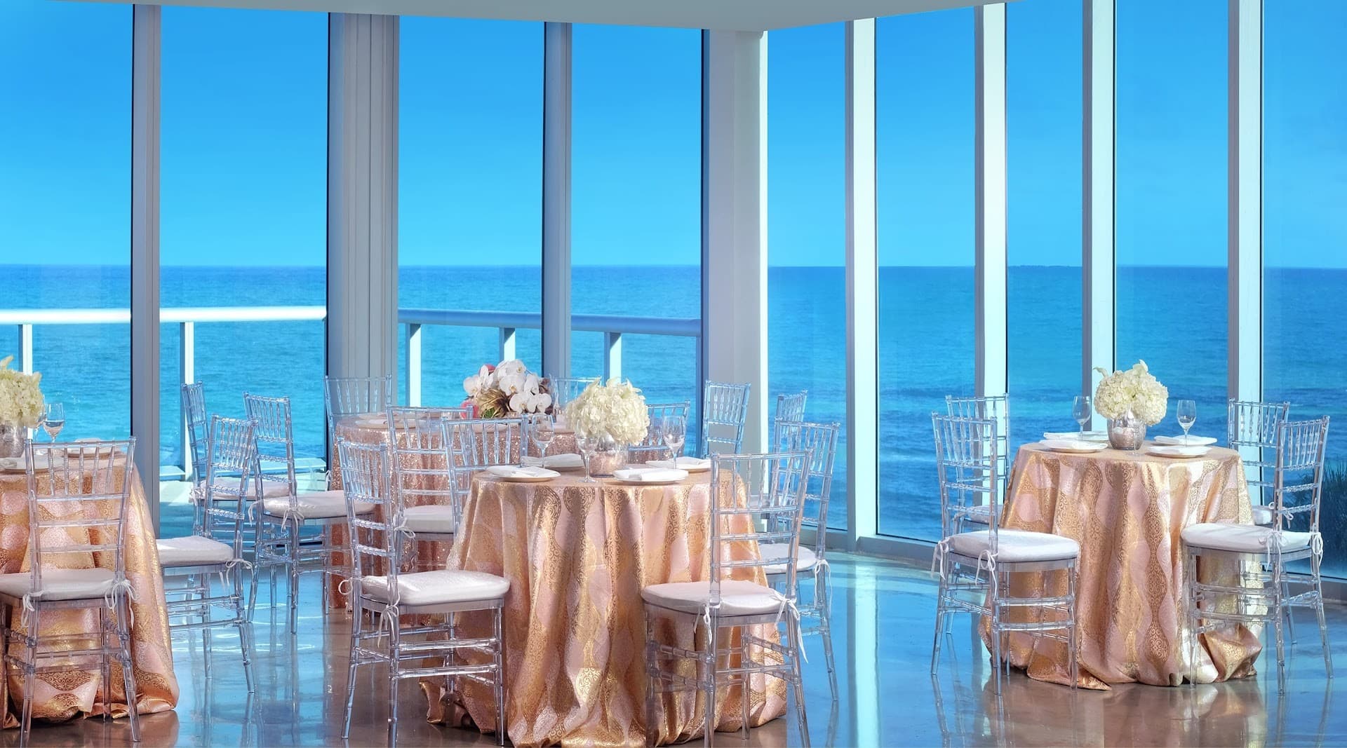 Event space at Solé Miami, A Noble House Resort in Sunny Isles Beach