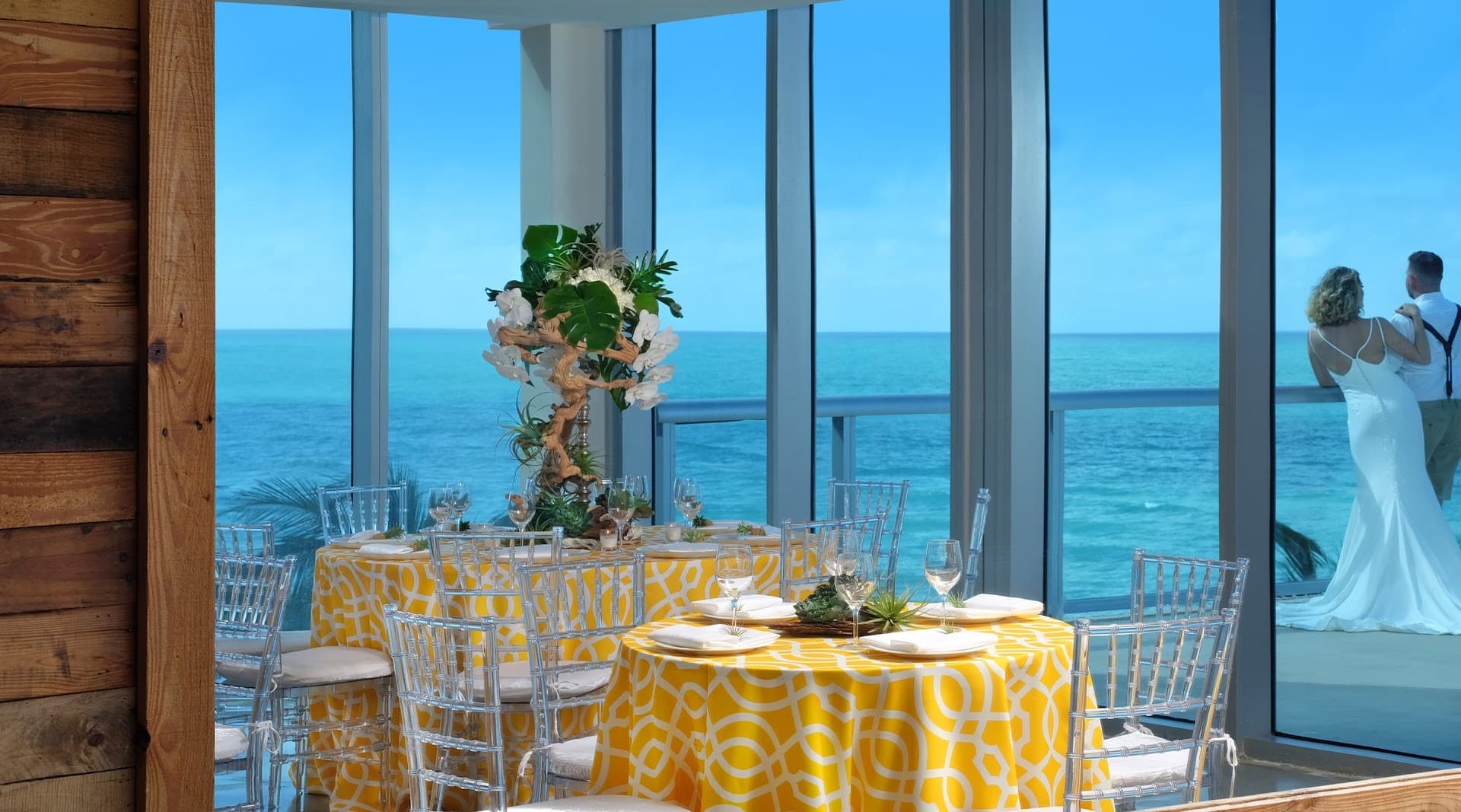 Elegant event space at Solé Miami, A Noble House Resort