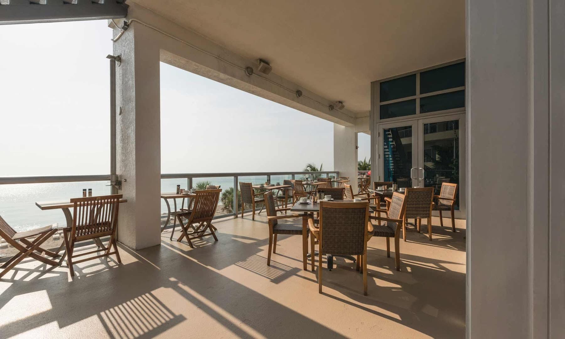 Dining area at Solé Miami, A Noble House Resort in Sunny Isles Beach