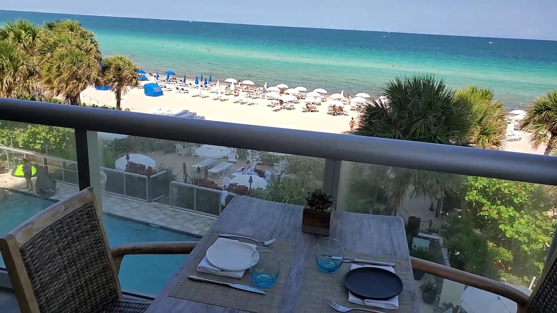 Solé Miami resort view overlooking Sunny Isles Beach