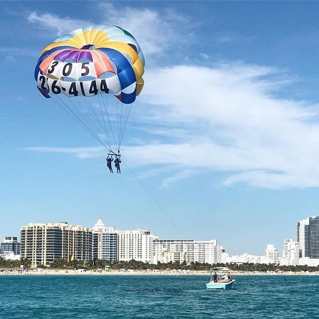 Parasailing at South Beach, 1601 Collins Ave