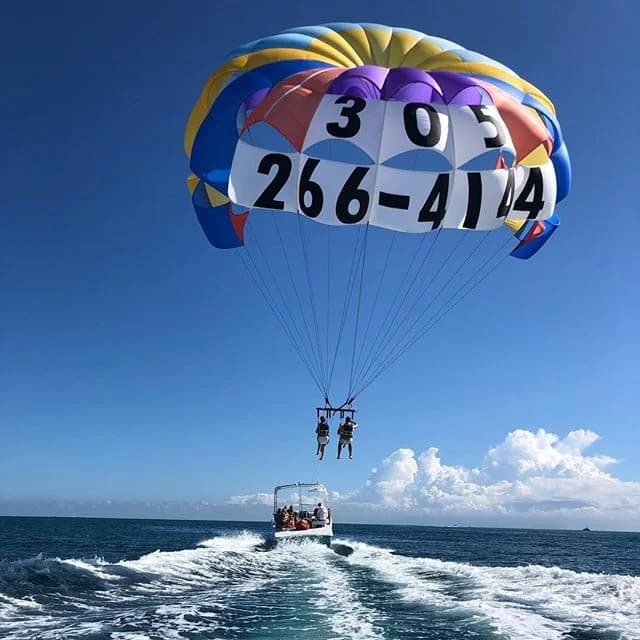 Parasailing at South Beach, Miami 1601 Collins Ave
