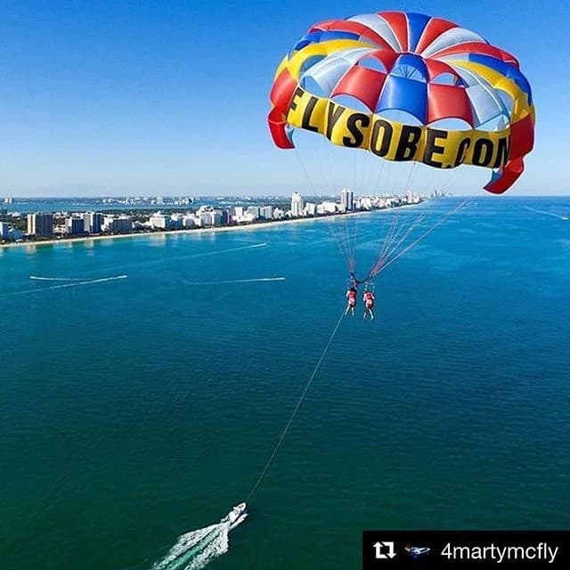 Parasailing at South Beach, 1601 Collins Ave