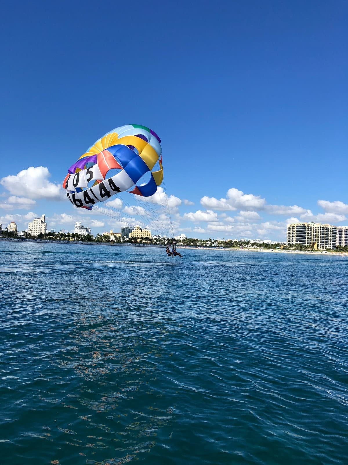 Parasailing at South Beach, Miami