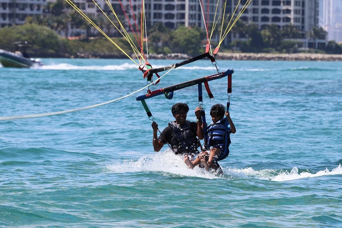 Parasailing at South Beach, 1601 Collins Ave