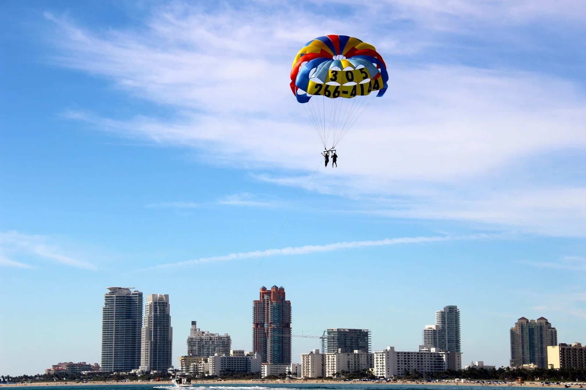 Parasailing at South Beach, 1601 Collins Ave