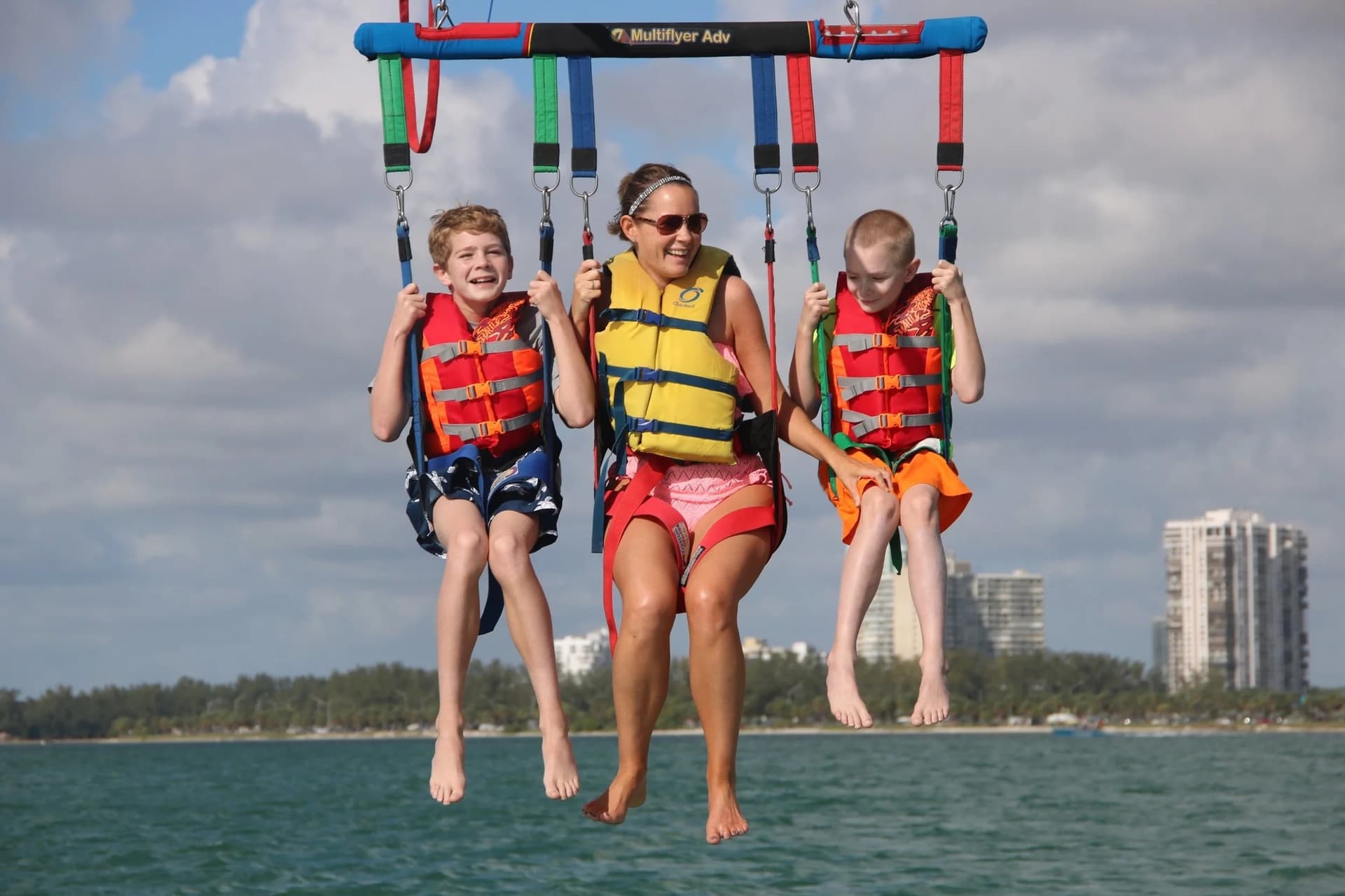Parasailing at South Beach, Miami