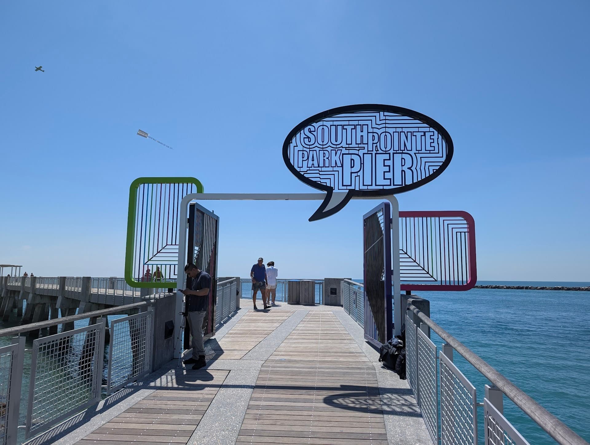 South Pointe Park Pier view in Miami Beach