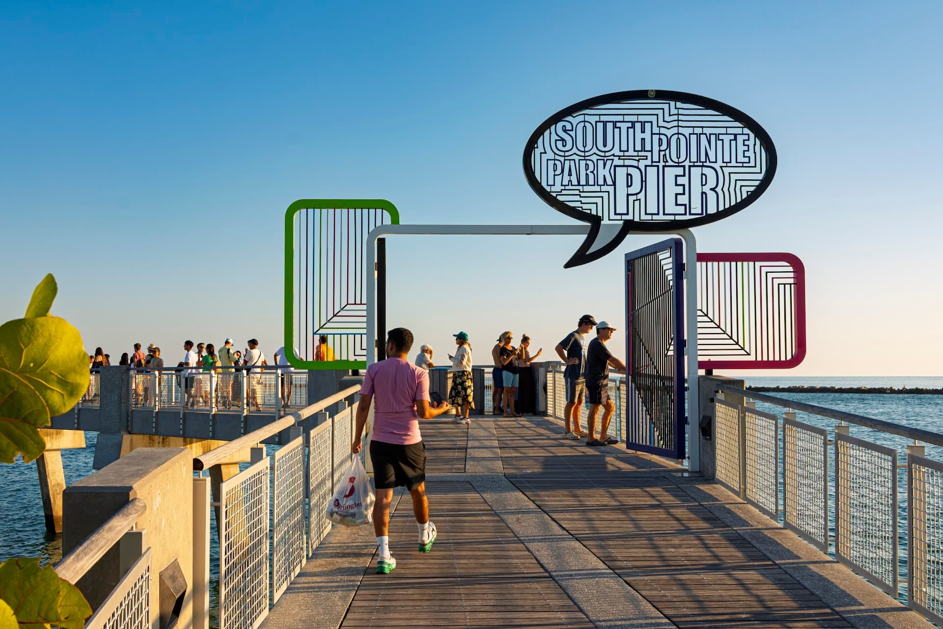 South Pointe Park Pier view in Miami Beach