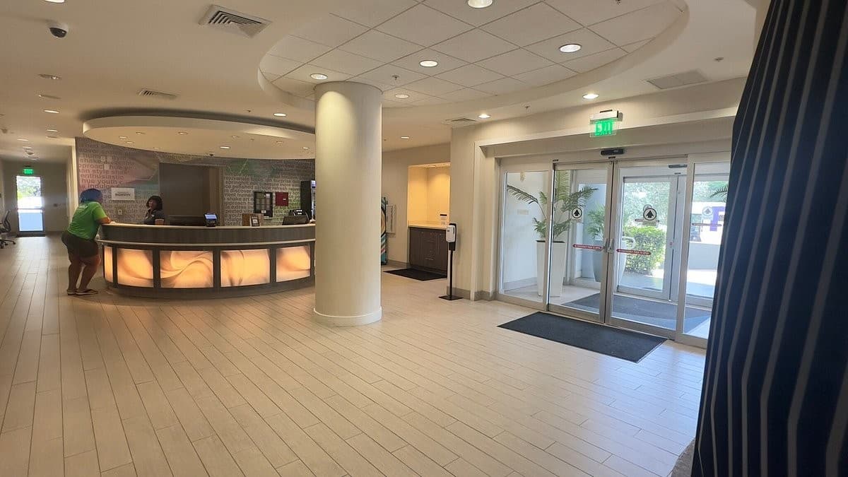 Lobby area at SpringHill Suites by Marriott Miami