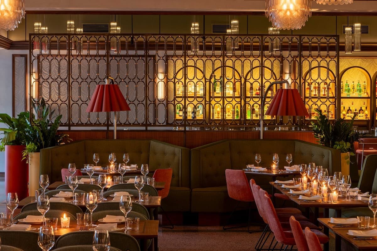 Sra. Martinez interior dining scene in Coral Gables
