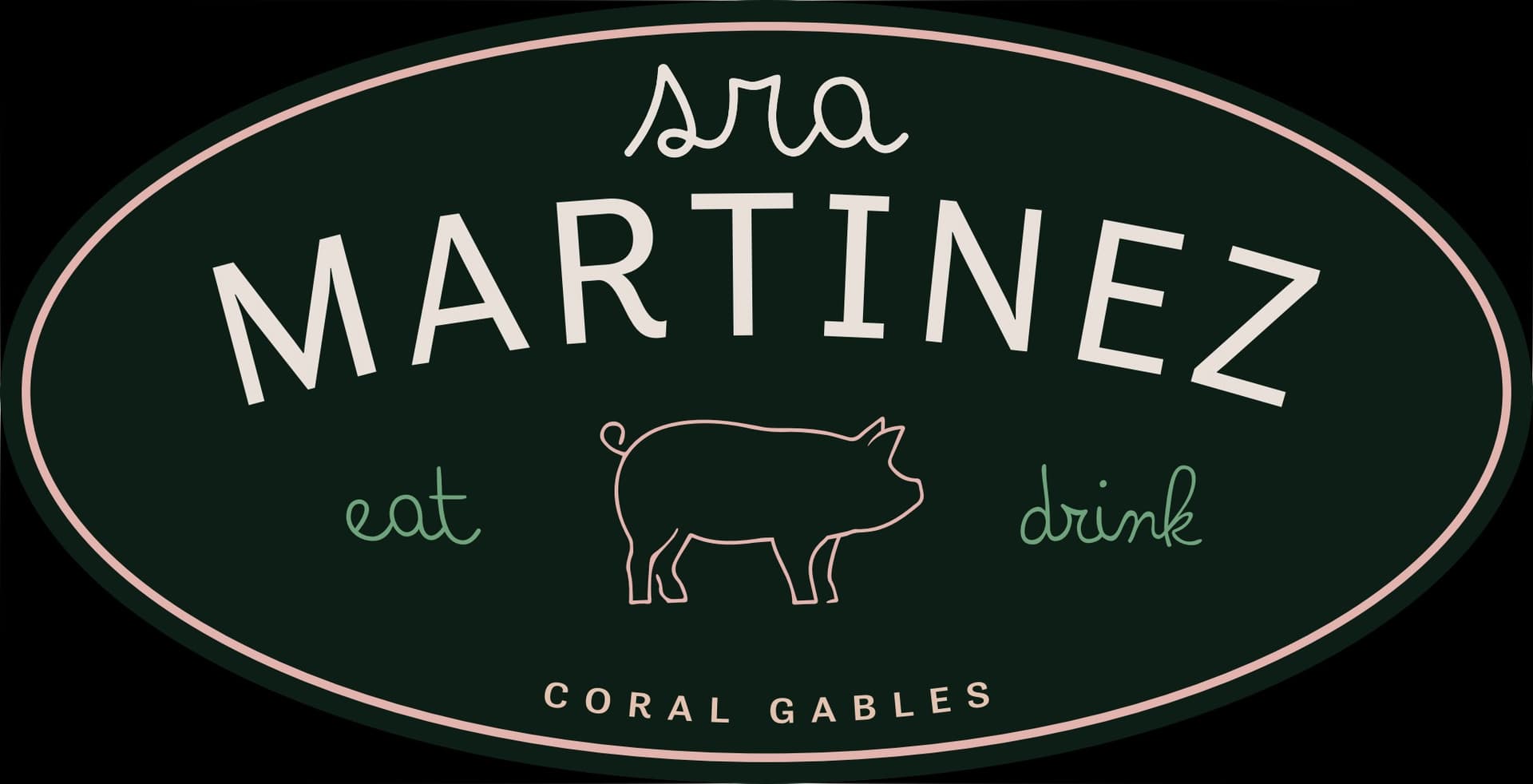 Sra. Martinez restaurant sign in Coral Gables