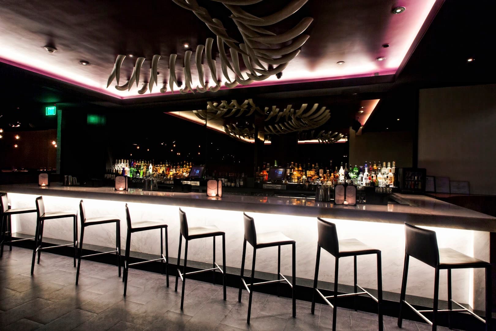 STK Steakhouse bar interior in Miami Beach
