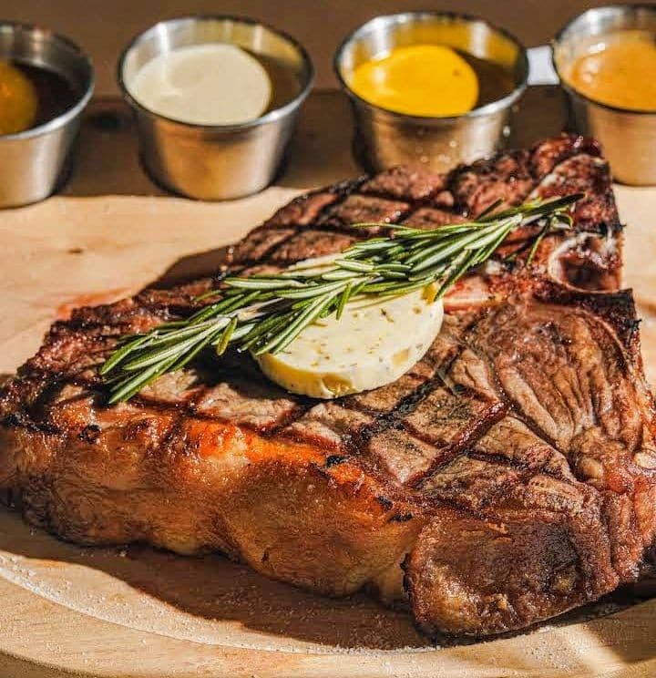 Delicious steak at STK Steakhouse in Miami Beach