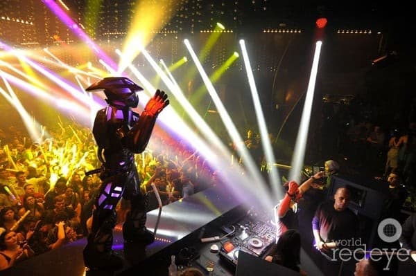 Nightlife at STORY in Miami Beach, vibrant lighting