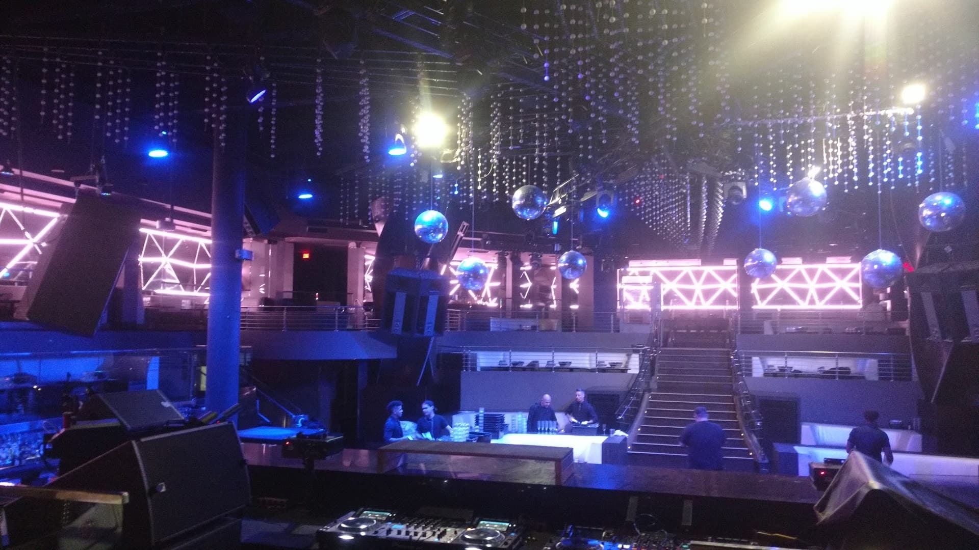 STORY club interior in Miami Beach with vibrant lighting