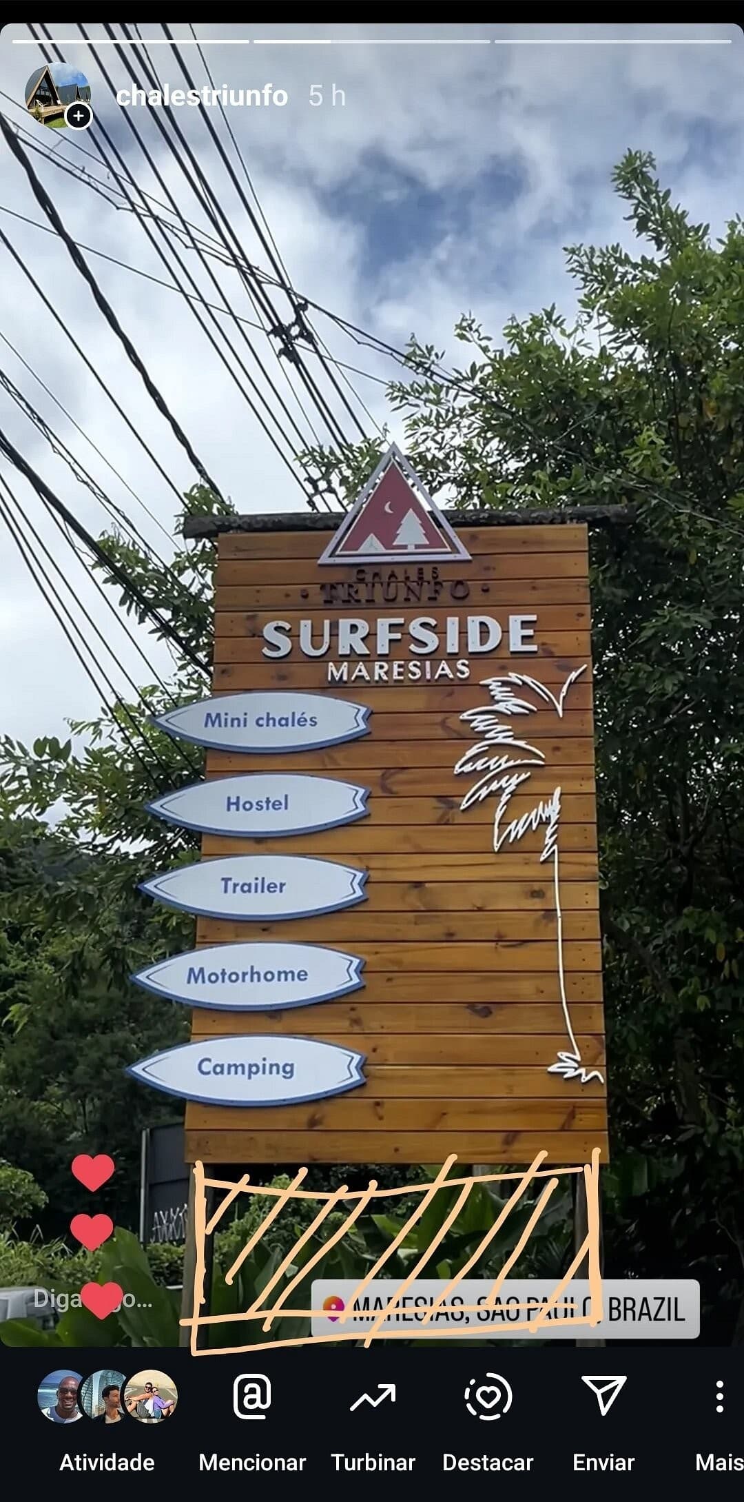 Surfside Beach sign in Miami, Florida