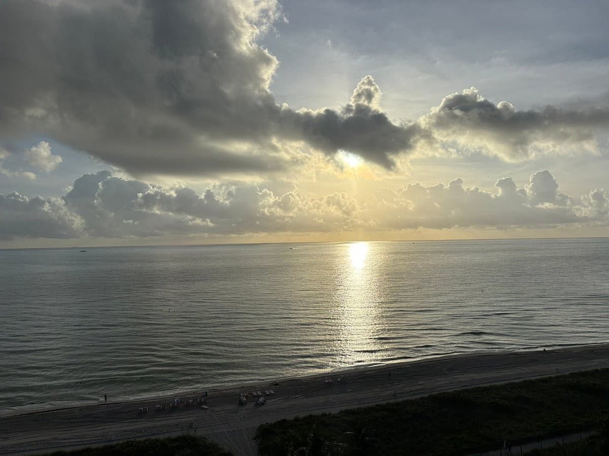 Scenic view of Surfside Beach in Miami