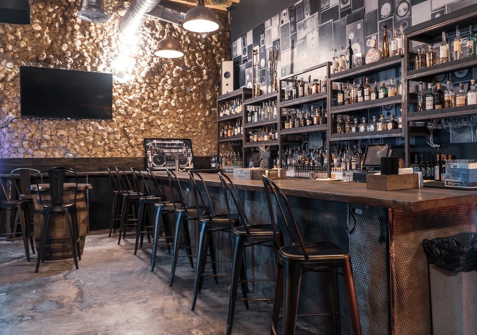 Sweet Caroline Karaoke Bar interior in Miami
