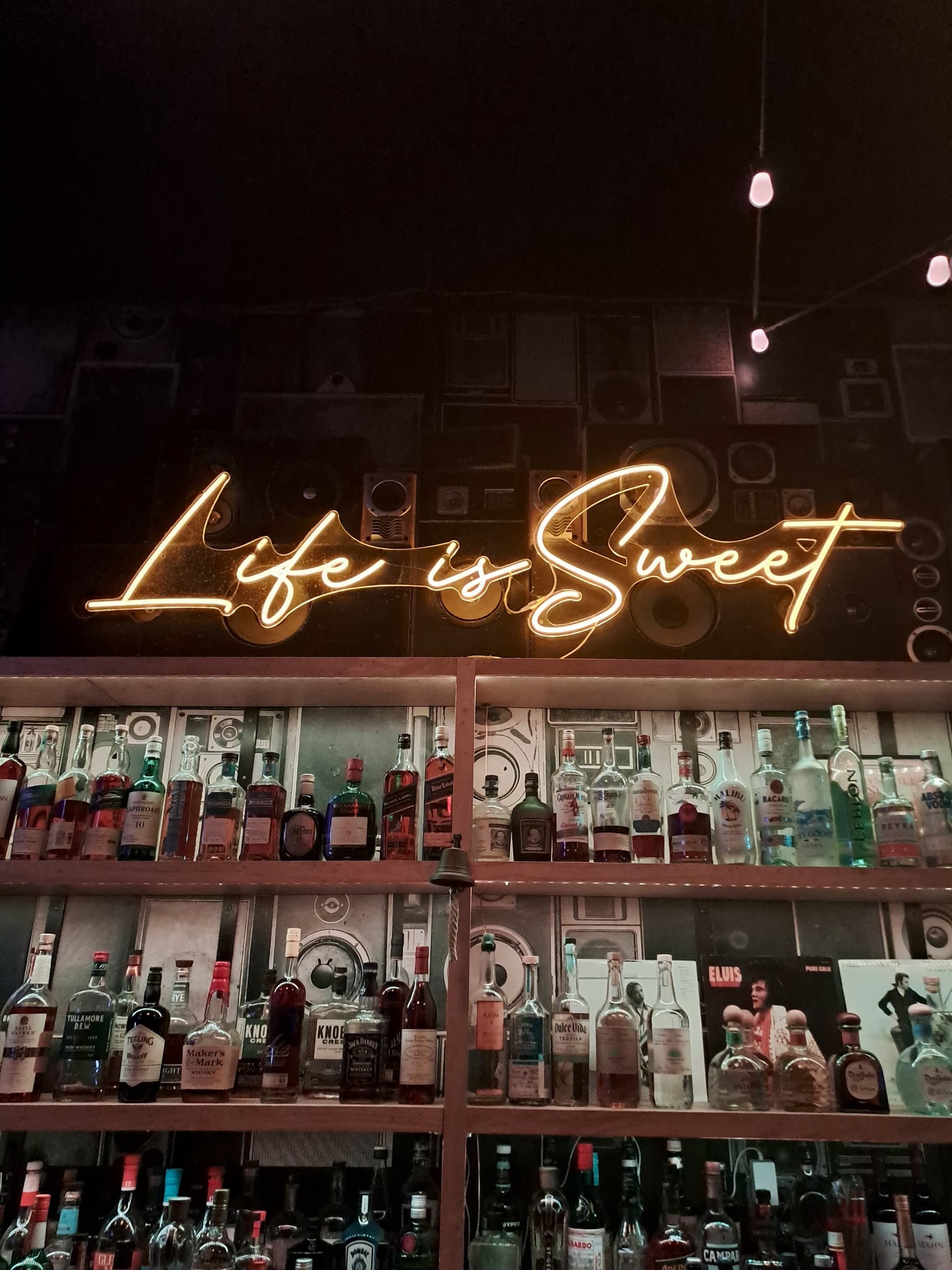 Sweet Caroline Karaoke Bar neon sign in Miami