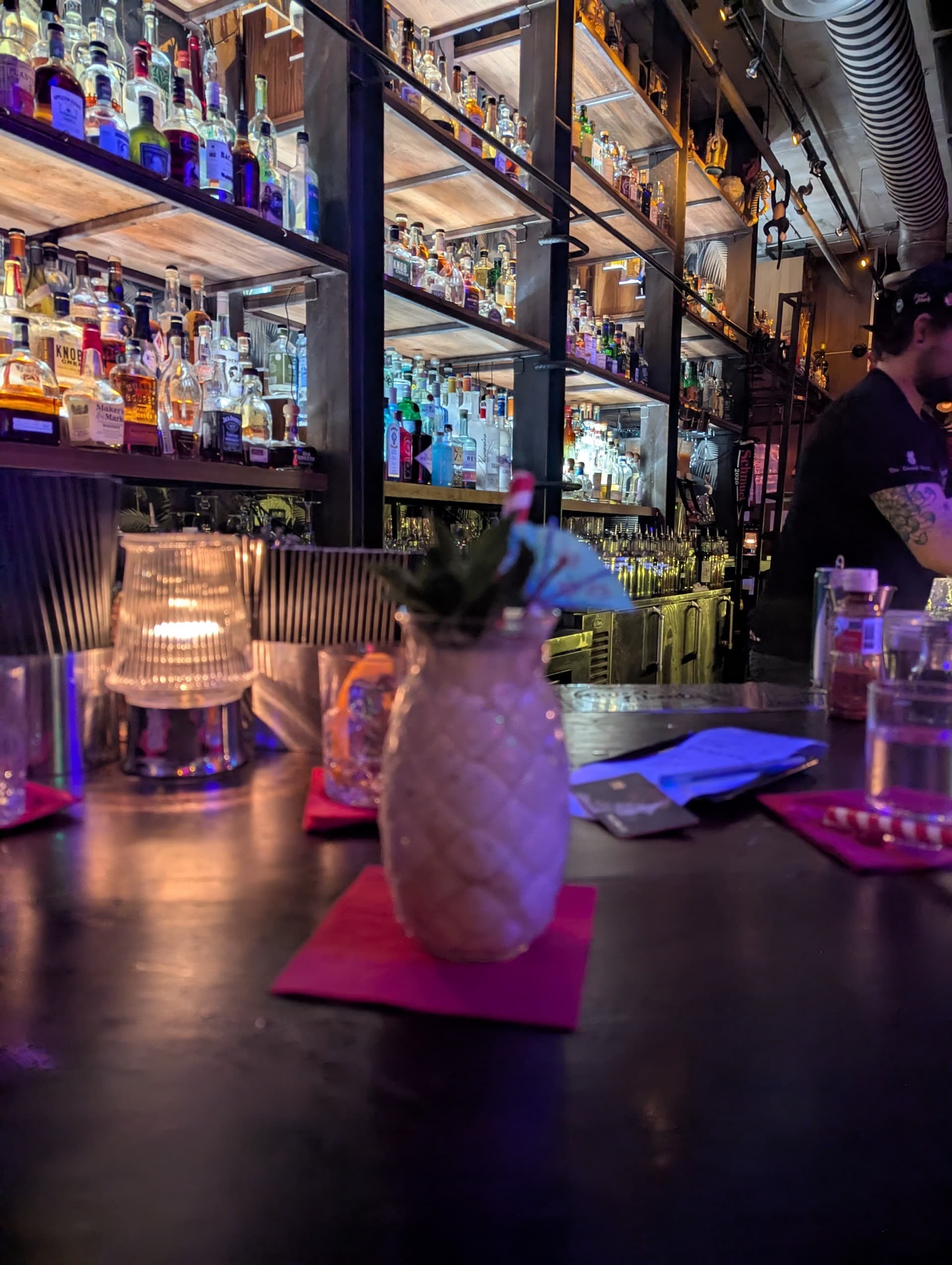 Interior bar scene at Sweet Liberty Drinks & Supply Company in Miami Beach