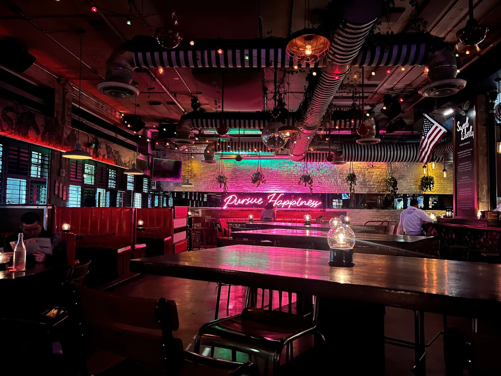 Interior view of Sweet Liberty Drinks & Supply Company in Miami Beach