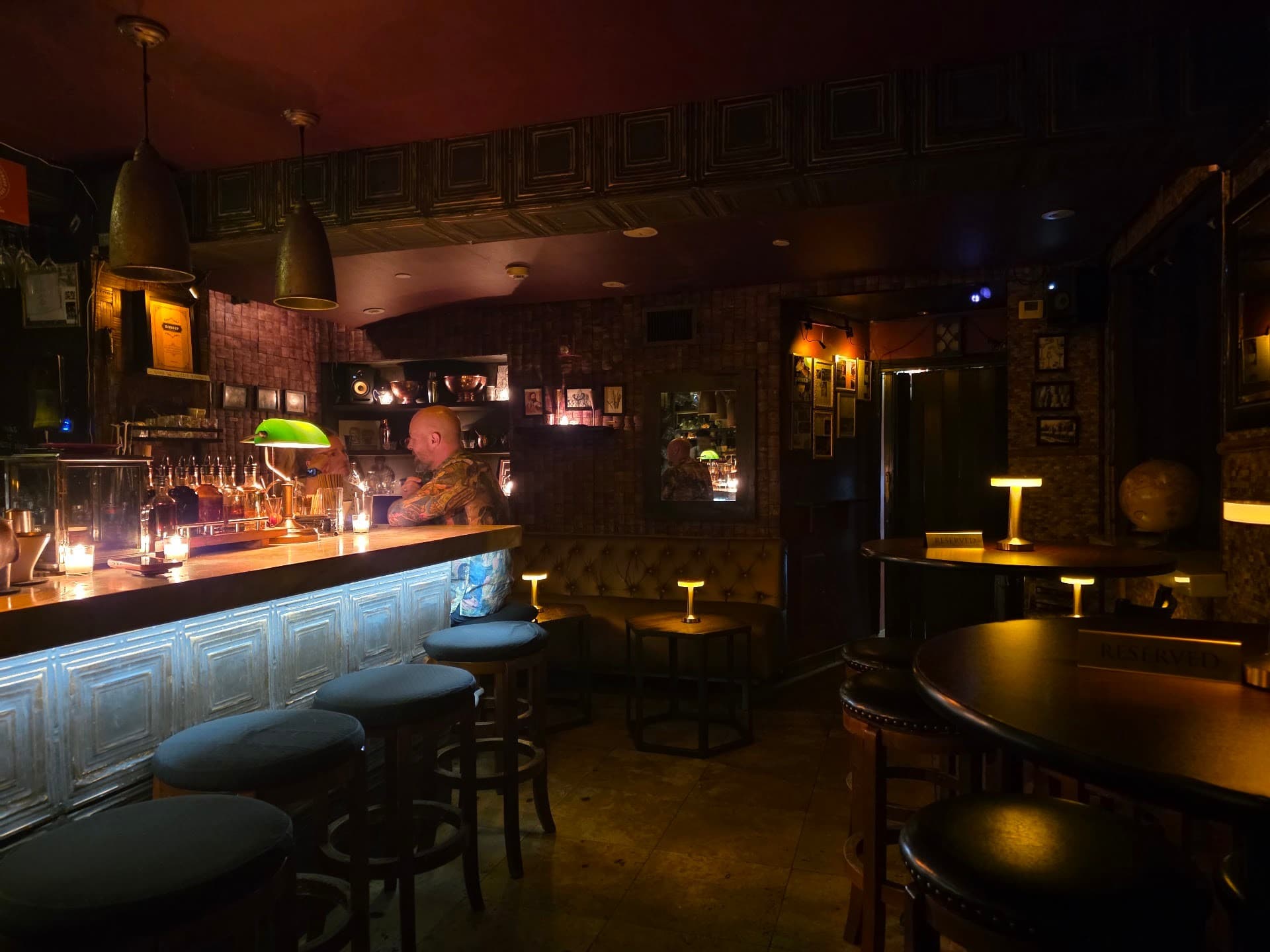 Swizzle Rum Bar & Drinkery interior in Miami Beach