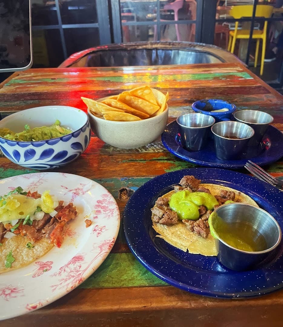Delicious tacos and sides at Tacology Brickell