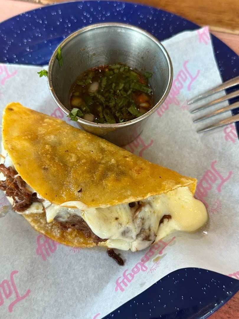 Delicious taco from Tacology Brickell in Miami