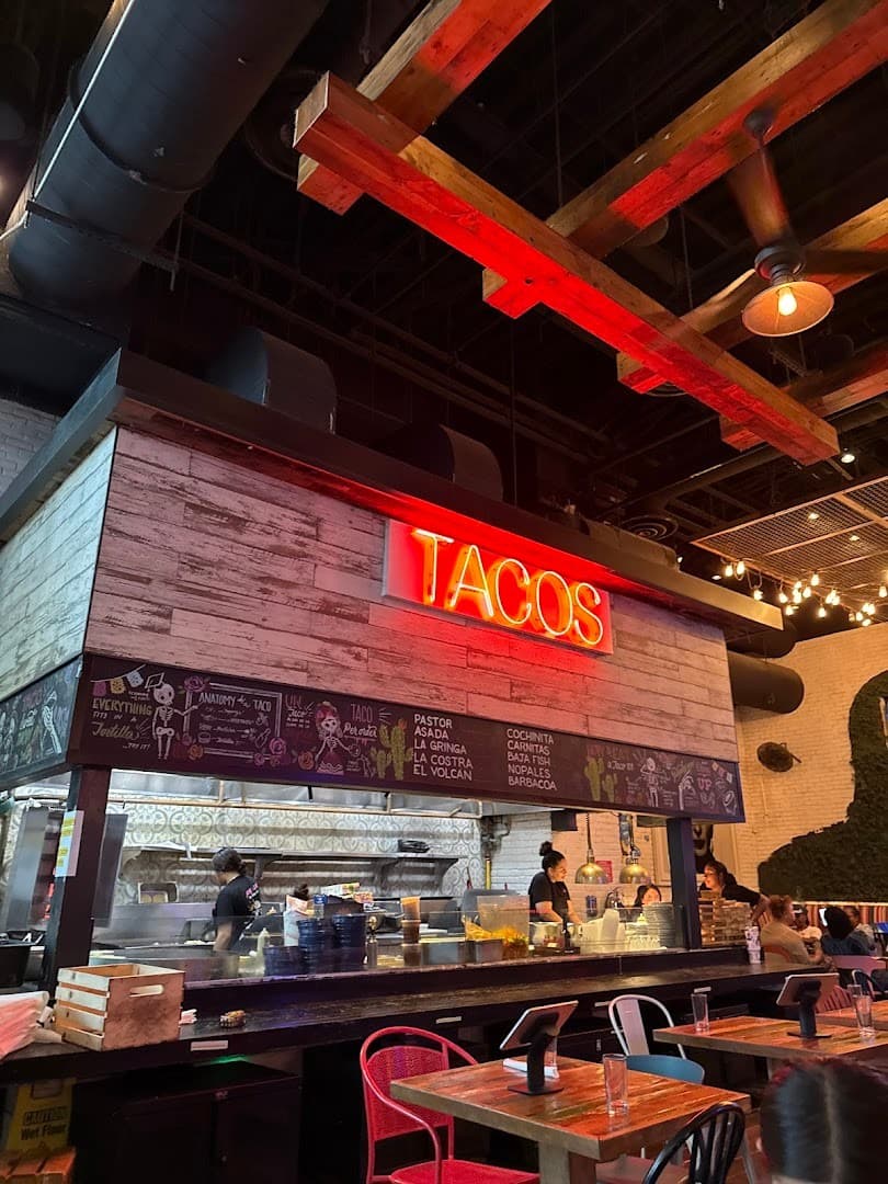 Interior view of Tacology Brickell restaurant in Miami