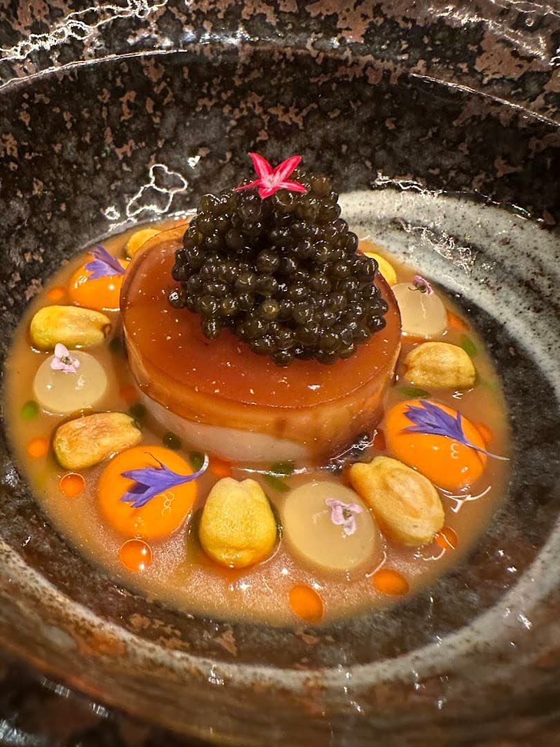 Gourmet dish at Tambourine Room by Tristan Brandt in Miami Beach
