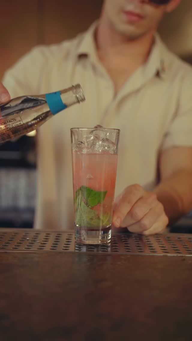 Bartender preparing a cocktail at Terras Miami Rooftop