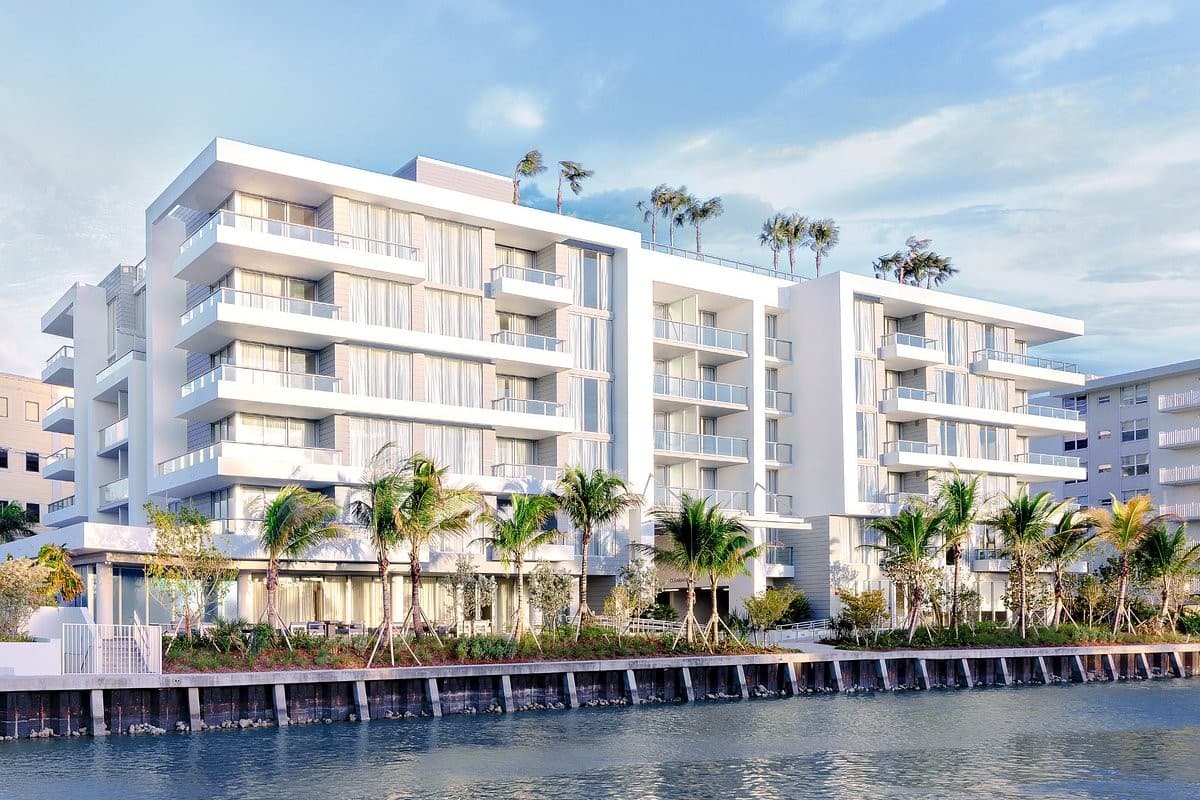 The Altair Bay Harbor Hotel exterior view in Bay Harbor Islands