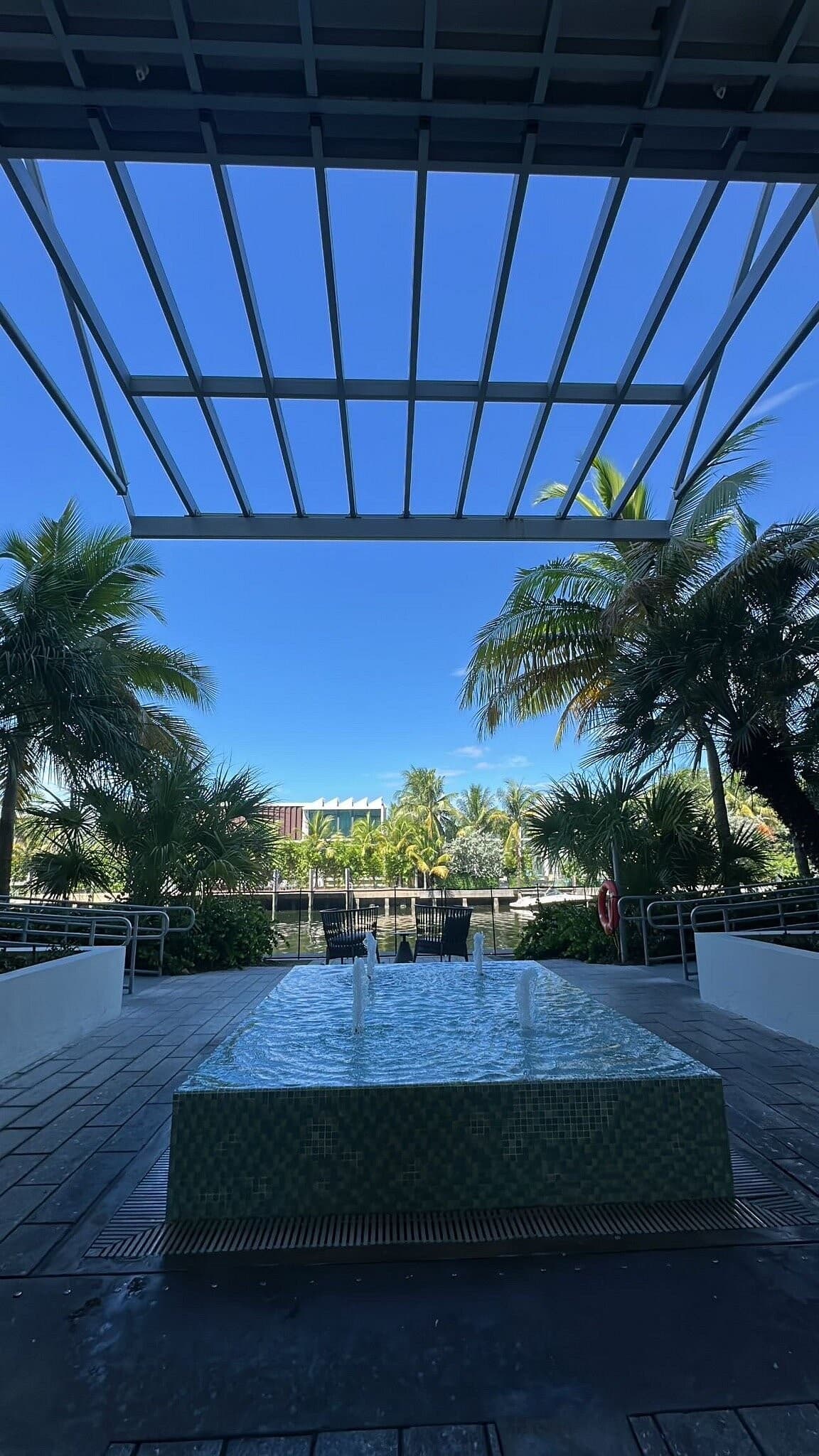 The Altair Bay Harbor Hotel pool area in Bay Harbor Islands
