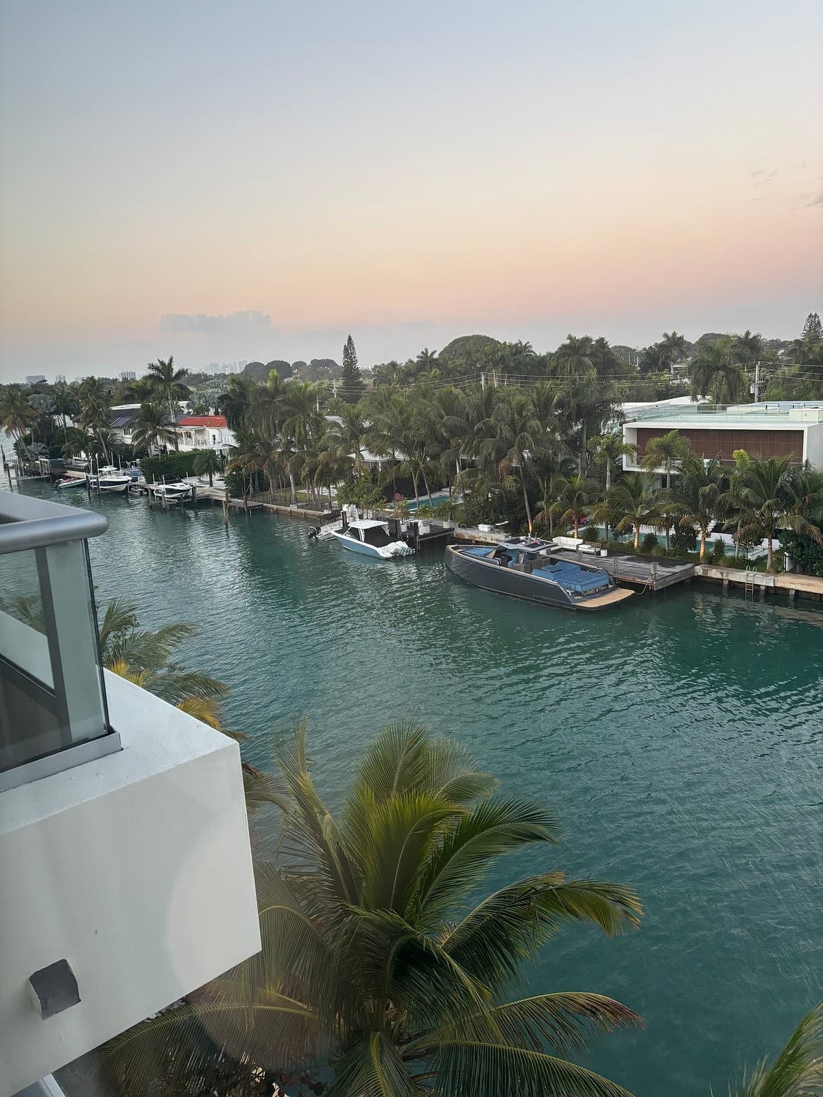 Scenic view from The Altair Bay Harbor Hotel, Bay Harbor Islands